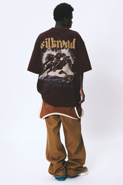 MAYO OVERSIZED FLETCHER TEE CARDINAL RED