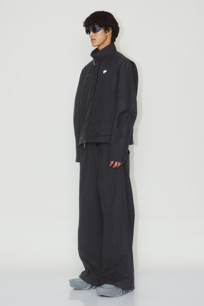 GARNETT TRACK JACKET CHARCOAL GREY