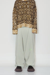 LAMAR CARROT WIDE TROUSERS PURPLE HAZE