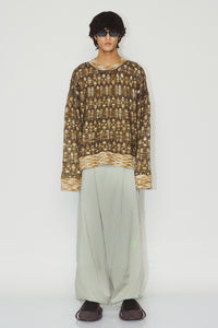 LAMAR CARROT WIDE TROUSERS PURPLE HAZE