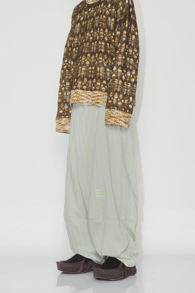 LAMAR CARROT WIDE TROUSERS PURPLE HAZE