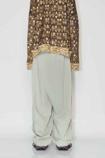 LAMAR CARROT WIDE TROUSERS PURPLE HAZE