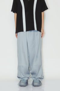 LAMAR CARROT WIDE TROUSERS TRADEWIND BLUE