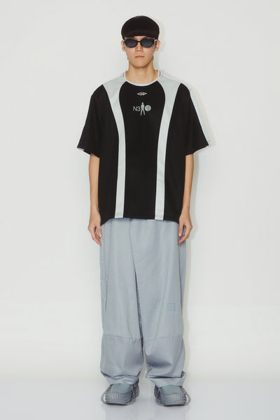 LAMAR CARROT WIDE TROUSERS TRADEWIND BLUE