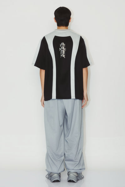 LAMAR CARROT WIDE TROUSERS TRADEWIND BLUE