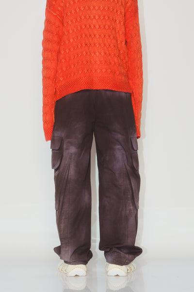 EXEL SPRAYED CARGO PANTS CHARCOAL GREY