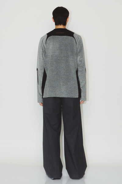 WOLVES WIDE LEG TROUSERS CHARCOAL GREY
