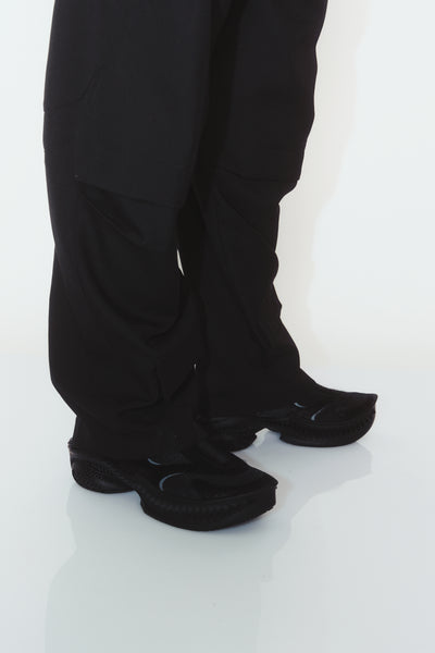 CASSELL LAYERED CARGO PANTS EUPHORIC BLACK