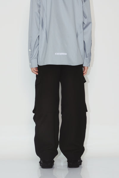 CASSELL LAYERED CARGO PANTS EUPHORIC BLACK