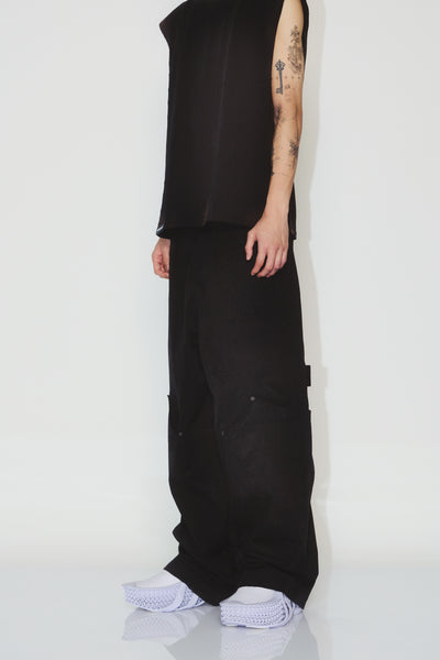 ANTONIO STAINED CARPENTER PANTS EUPHORIC BLACK