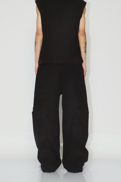ANTONIO STAINED CARPENTER PANTS EUPHORIC BLACK