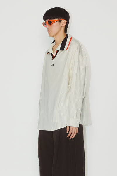 MANCHESTER PULLOVER SHIRT FROST WHITE