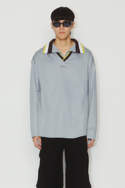 MANCHESTER PULLOVER SHIRT TRADEWIND BLUE