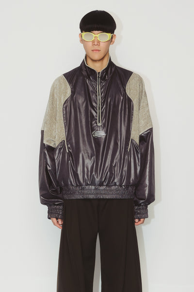 TIMMY HALF ZIP JACKET EUPHORIC BLACK