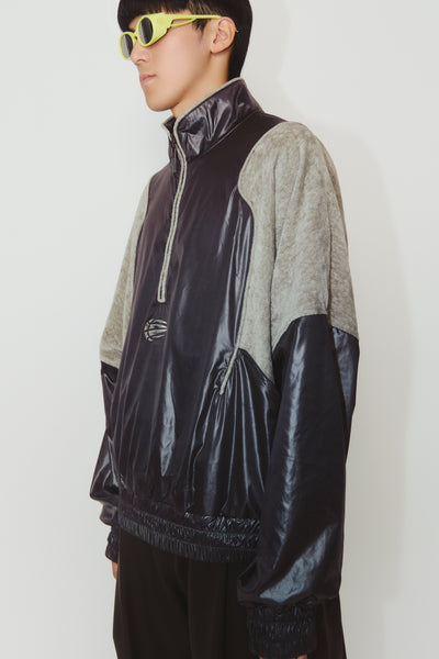 TIMMY HALF ZIP JACKET EUPHORIC BLACK