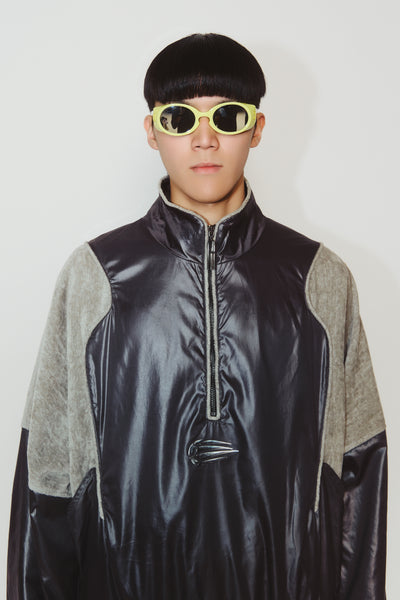 TIMMY HALF ZIP JACKET EUPHORIC BLACK