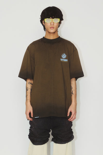 SAVA STAINED OVERSIZED ESTATE TEE DARK OLIVE