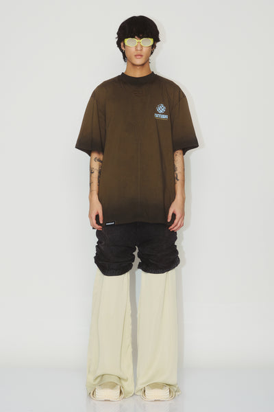 SAVA STAINED OVERSIZED ESTATE TEE DARK OLIVE