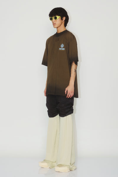 SAVA STAINED OVERSIZED ESTATE TEE DARK OLIVE
