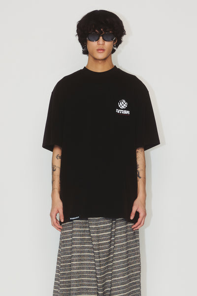 SAVA WASHED OVERSIZED ESTATE TEE EUPHORIC BLACK