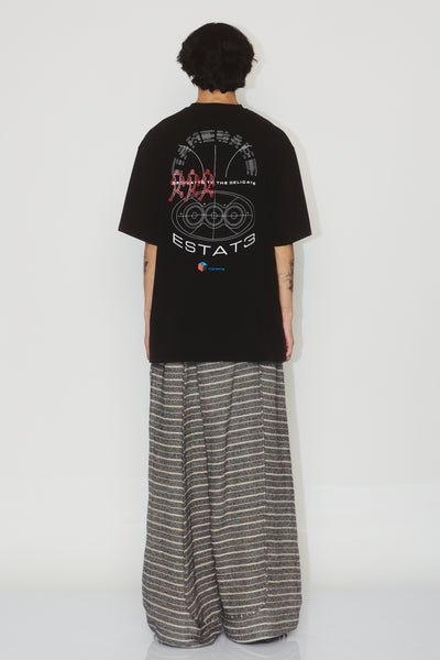 SAVA WASHED OVERSIZED ESTATE TEE EUPHORIC BLACK