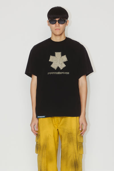 DIAW WASHED MIRAGE TEE EUPHORIC BLACK