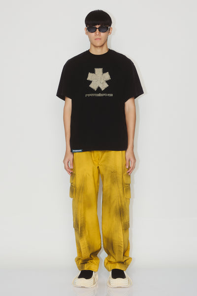 DIAW WASHED MIRAGE TEE EUPHORIC BLACK