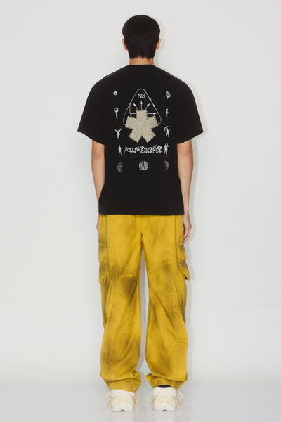 DIAW WASHED MIRAGE TEE EUPHORIC BLACK
