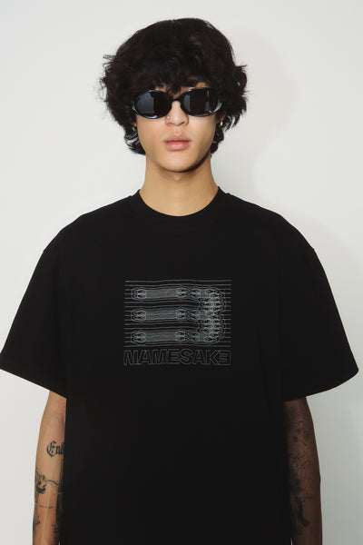 DIAW BLUEPRINT LOGO TEE EUPHORIC BLACK (NAMESAKE EXCLUSIVE)