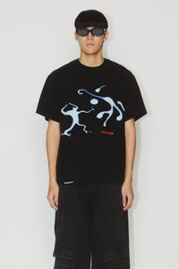 DIAW WASHED FANTASY TEE EUPHORIC BLACK