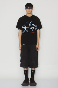 DIAW WASHED FANTASY TEE EUPHORIC BLACK