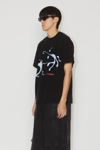 DIAW WASHED FANTASY TEE EUPHORIC BLACK