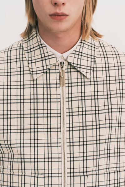 FORD BLOUSON CREAM PLAID (NAMESAKE EXCLUSIVE)