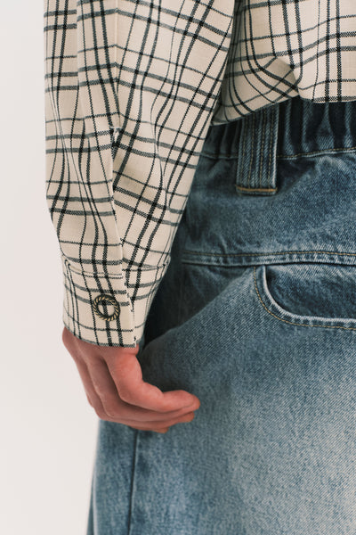 FORD BLOUSON CREAM PLAID (NAMESAKE EXCLUSIVE)