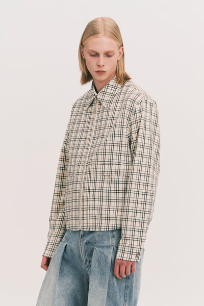 FORD BLOUSON CREAM PLAID (NAMESAKE EXCLUSIVE)