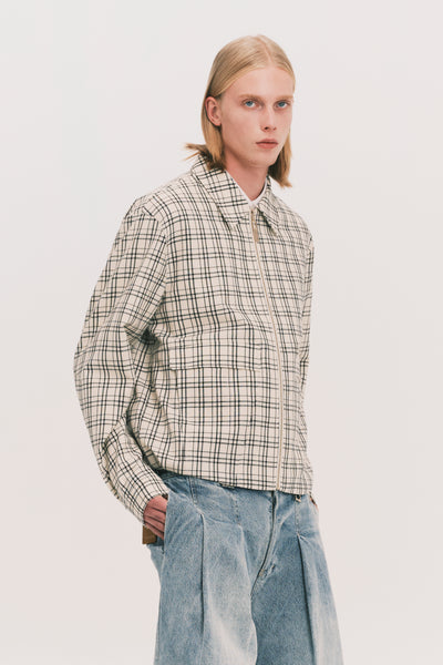 FORD BLOUSON CREAM PLAID (NAMESAKE EXCLUSIVE)