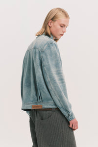 ANCOR II SHAWL COLLAR DENIM JACKET LIGHT AQUA (NAMESAKE EXCLUSIVE)