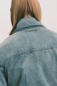 ANCOR II SHAWL COLLAR DENIM JACKET LIGHT AQUA (NAMESAKE EXCLUSIVE)