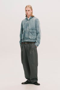 ANCOR II SHAWL COLLAR DENIM JACKET LIGHT AQUA (NAMESAKE EXCLUSIVE)