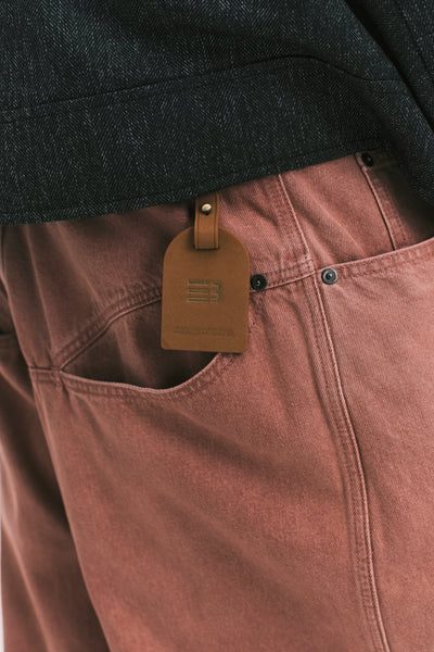 CARTER N WIDE LEG JEANS DUSTY MAUVE