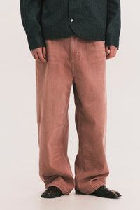 CARTER N WIDE LEG JEANS DUSTY MAUVE