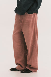 CARTER N WIDE LEG JEANS DUSTY MAUVE