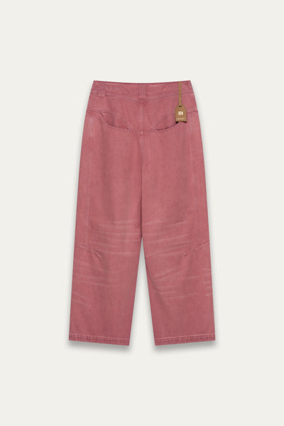CARTER N WIDE LEG JEANS DUSTY MAUVE