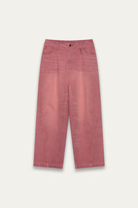 CARTER N WIDE LEG JEANS DUSTY MAUVE