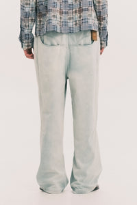 CARTER N WIDE LEG JEANS SALT GREEN