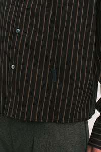 NASH LS SHIRT BLACK GOLD STRIPE (NAMESAKE EXCLUSIVE)