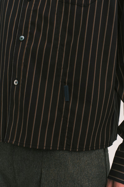 NASH LS SHIRT BLACK GOLD STRIPE (NAMESAKE EXCLUSIVE)