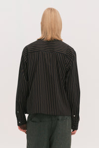 NASH LS SHIRT BLACK GOLD STRIPE (NAMESAKE EXCLUSIVE)