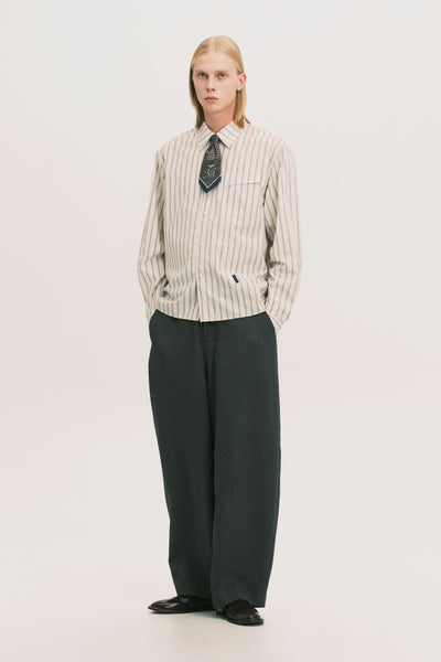 NASH LS SHIRT BEIGE STRIPE