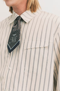 NASH LS SHIRT BEIGE STRIPE